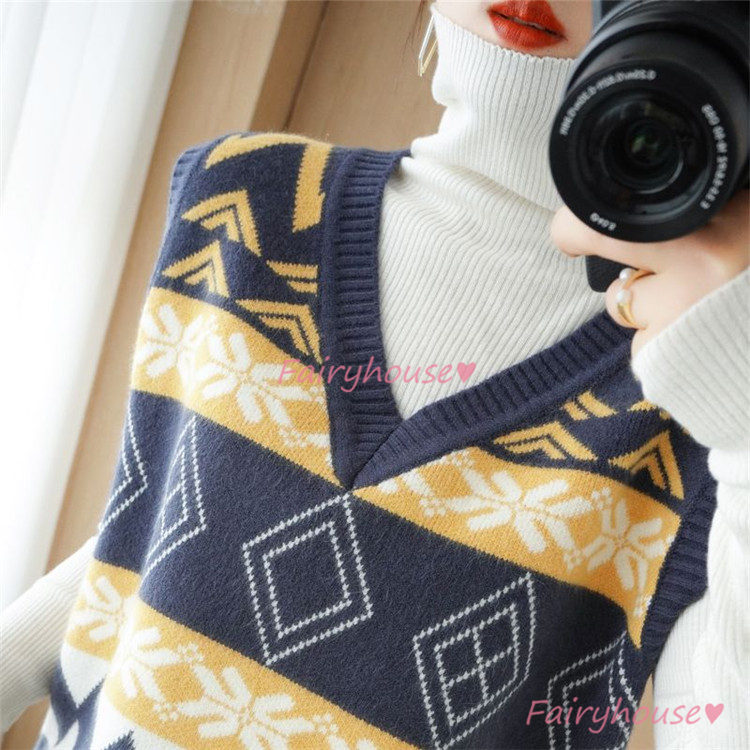 ニットベスト ベスト レディース 秋 冬 40代 重ね着 ニット 秋 タンク タンクトップ ドルマンスリーブ ベストノースリーブ トップス Vネック コーデ 