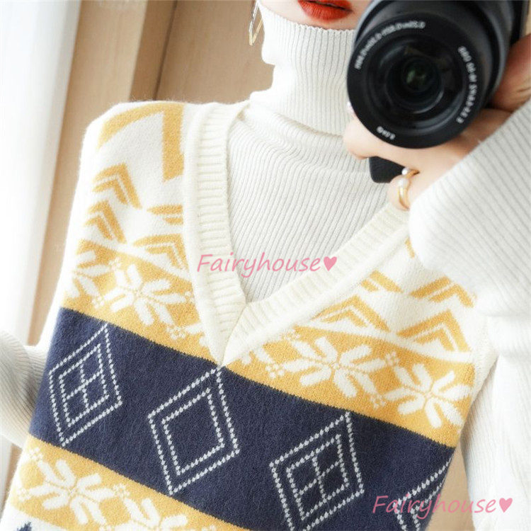 ニットベスト ベスト レディース 秋 冬 40代 重ね着 ニット 秋 タンク タンクトップ ドルマンスリーブ ベストノースリーブ トップス Vネック コーデ 