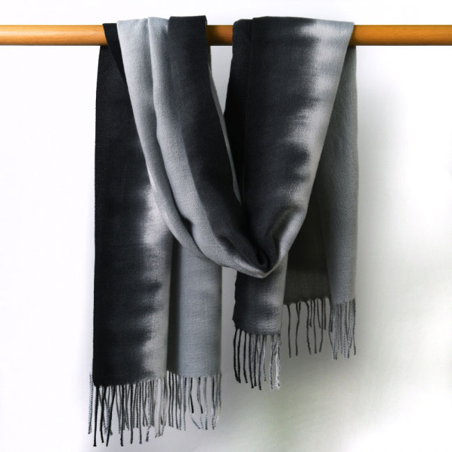 送料無料 レディース マフラー 冬 フリンジ付き ストール 暖かい ニットマフラー 通勤 グラデーション大判マフラー 襟巻き女性 冬マフラー 