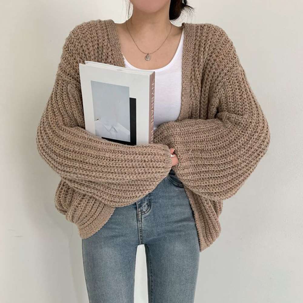 ニット カーディガン レディース ボレロ風  