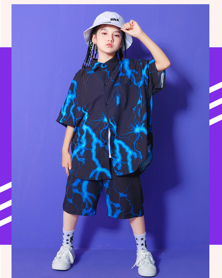 キッズダンス 衣装 ヒップホップ キッズダンス衣装 女の子 男の子 派手 発表会 新作 文化祭 韓国 かっこいい K-POP 応援団 ガールズ 学園祭演出服 キッズ 