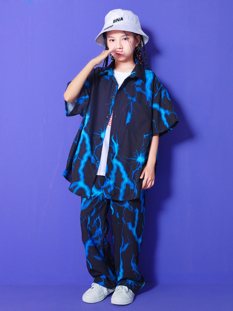 キッズダンス 衣装 ヒップホップ キッズダンス衣装 女の子 男の子 派手 発表会 新作 文化祭 韓国 かっこいい K-POP 応援団 ガールズ 学園祭演出服 キッズ 