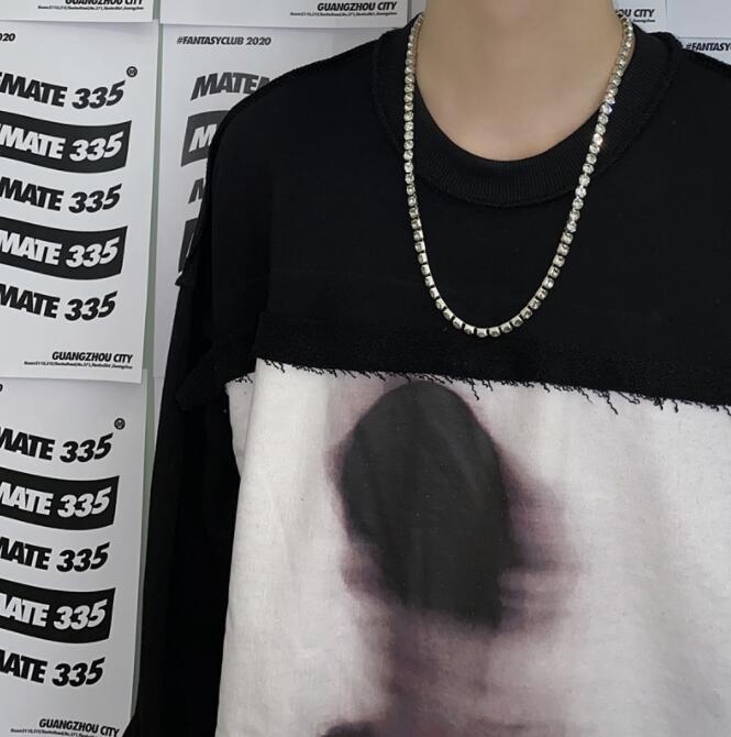 ラインストーン ネックレス 韓国 ストリート HIPHOP 原宿系 JW-539 ダンス K-POP レディース 衣装 
