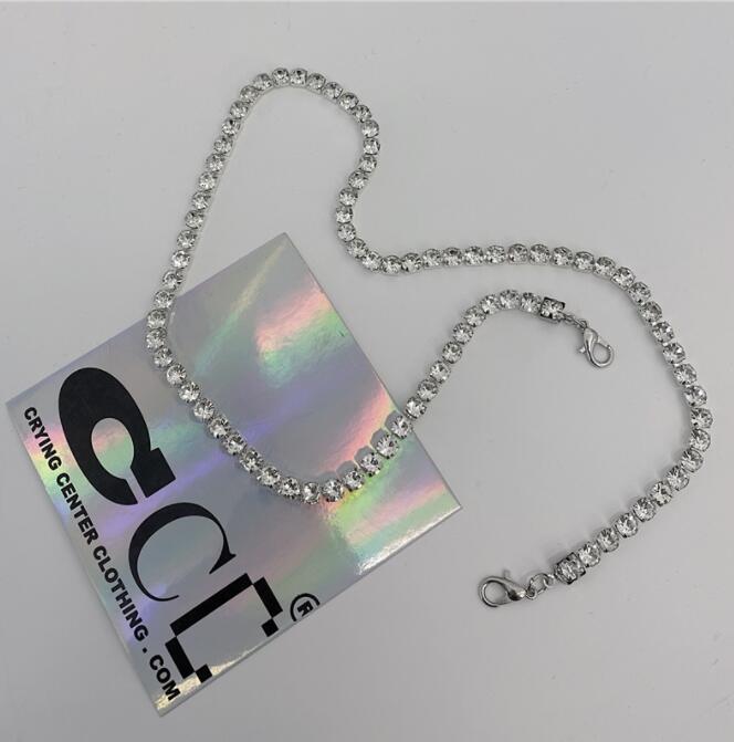 ラインストーン ネックレス 韓国 ストリート HIPHOP 原宿系 JW-539 ダンス K-POP レディース 衣装 