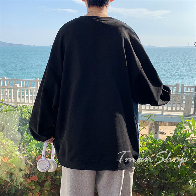 メンズ レディース クルーネック デニム切り替え トップス プルオーバー 大きいサイズ 韓国ファッション 春 カジュアル 着痩せ 秋 個性的 大人 