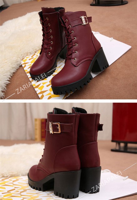 7CMUP ショートブーツ レディース ブーツ ショート 厚底 レトロ フェイクレザー ブーティ ソマリ レディースシュー ジッパー 