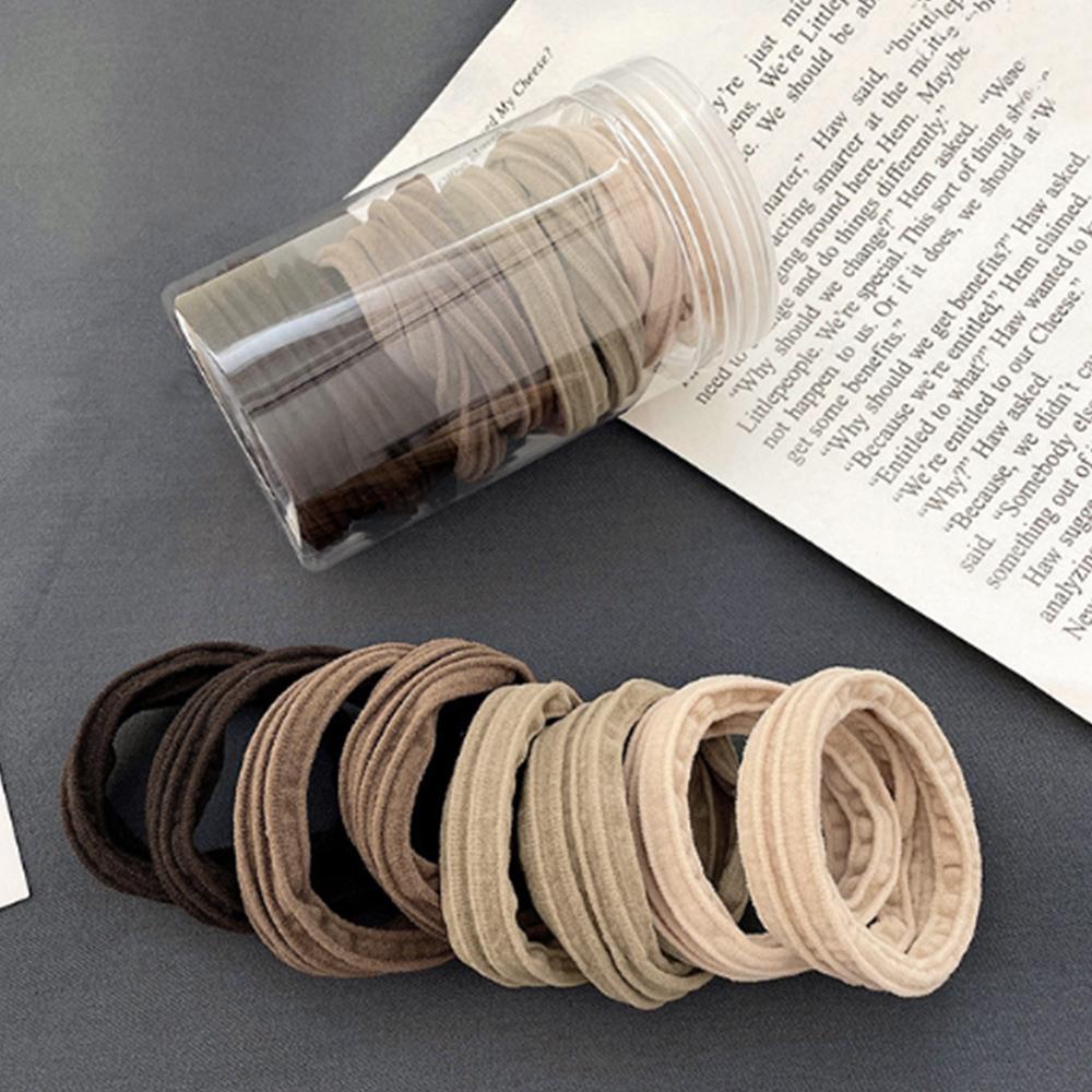 ヘアゴム8本セット 無地 リングヘアゴム  