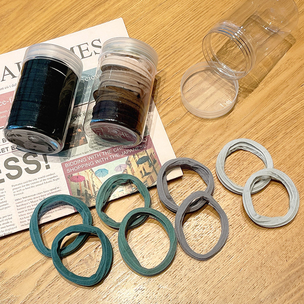 ヘアゴム8本セット 無地 リングヘアゴム  