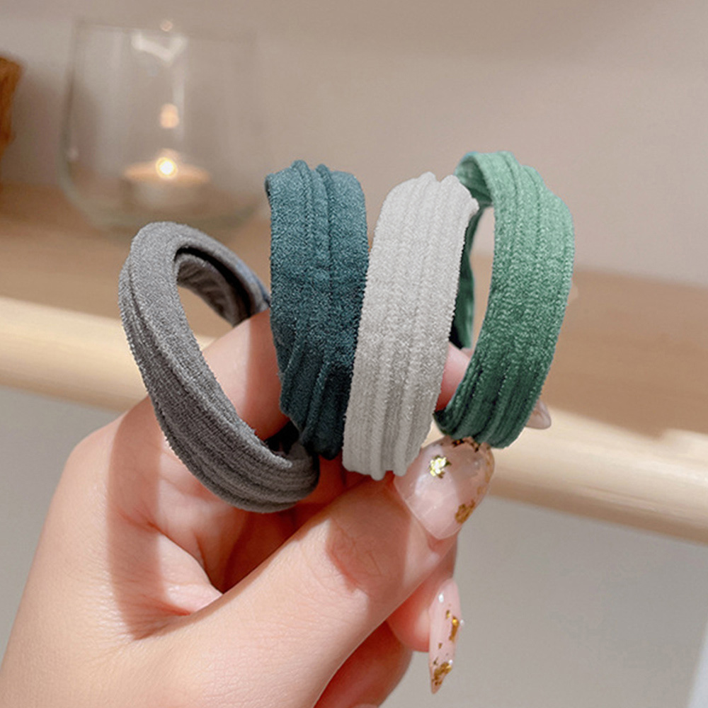 ヘアゴム8本セット 無地 リングヘアゴム  