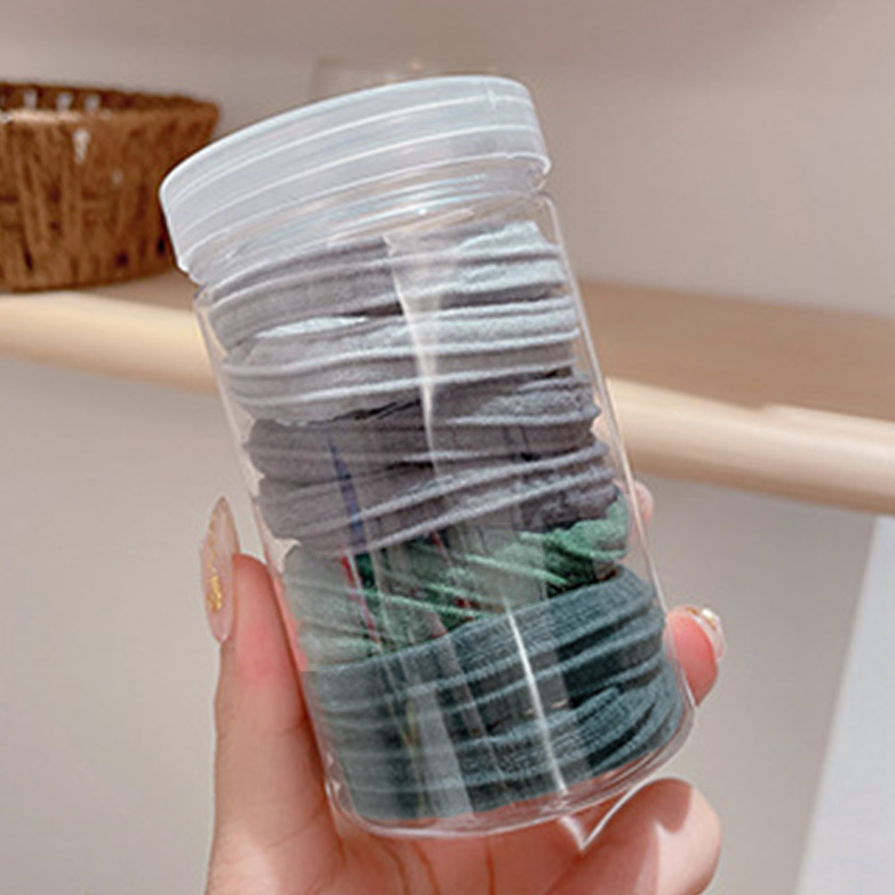 ヘアゴム8本セット 無地 リングヘアゴム  