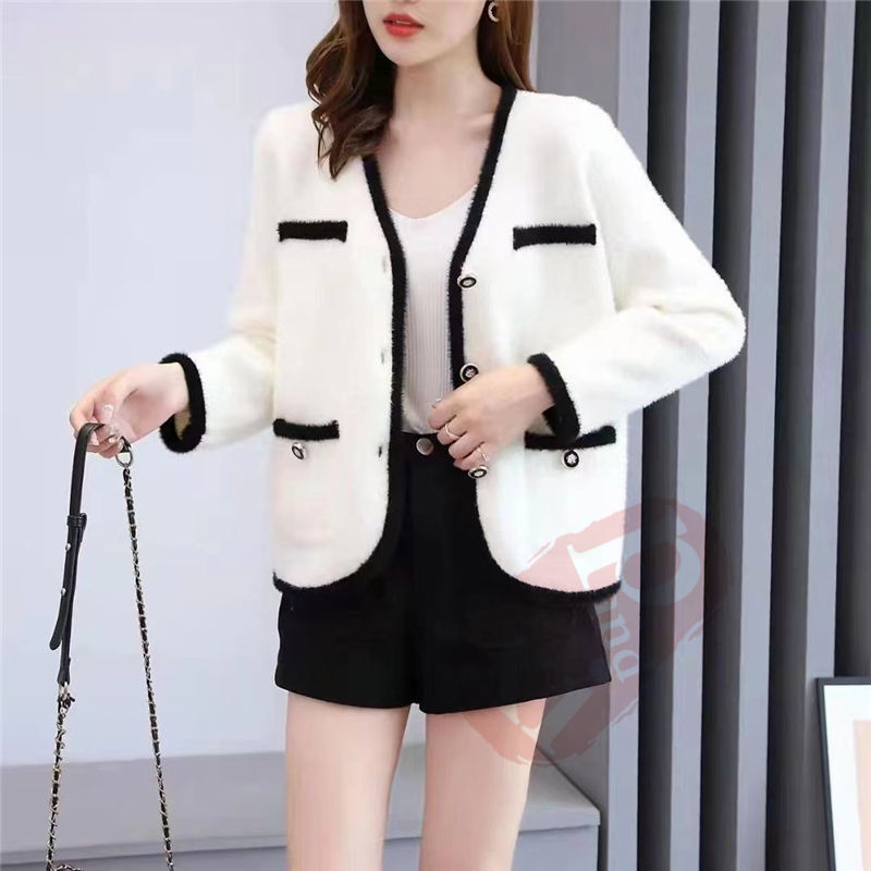 ジャケット レディース 40代 長袖ノーカラージャケット ショット丈ツイードコートアウター 秋服 通勤OL 結婚式 入学式 送料無料 七五三 卒業式 オフィス 韓国風 