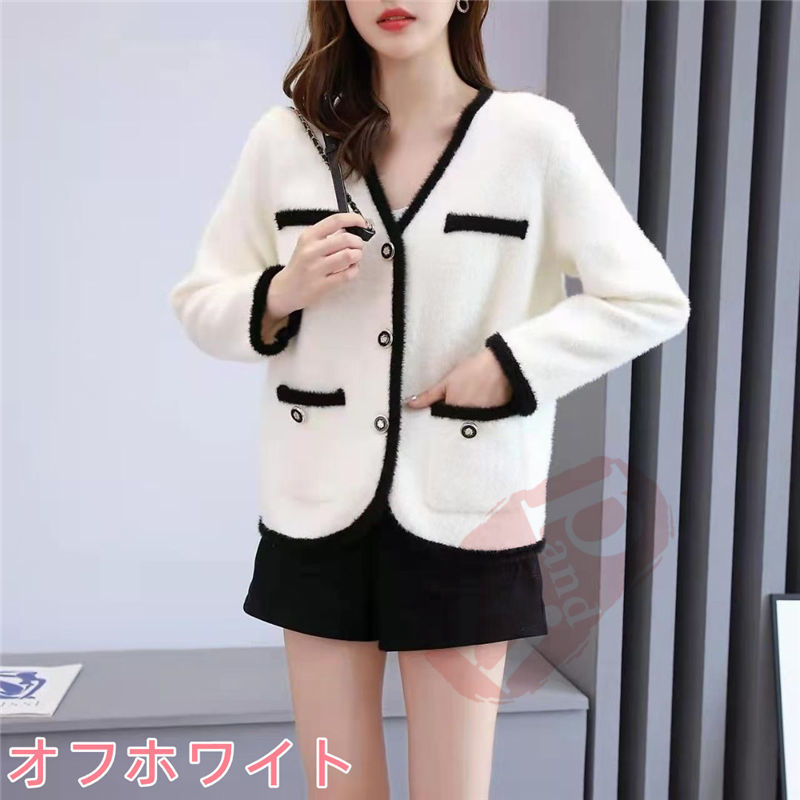 ジャケット レディース 40代 長袖ノーカラージャケット ショット丈ツイードコートアウター 秋服 通勤OL 結婚式 入学式 送料無料 七五三 卒業式 オフィス 韓国風 