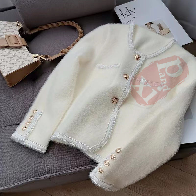 ジャケット レディース 40代 長袖ノーカラージャケット ショット丈ツイードコートアウター 秋服 結婚式 卒業式 送料無料 通勤OL 韓国風 入学式 オフィス 七五三 