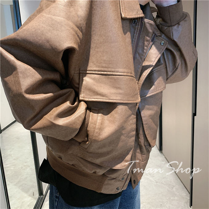 ライダースジャケット メンズ 革ジャン 革ジャケット PU レザージャケット カジュアル フルジップ 春 男性 バイカー 大きいサイズ アウター 秋 ギフト 
