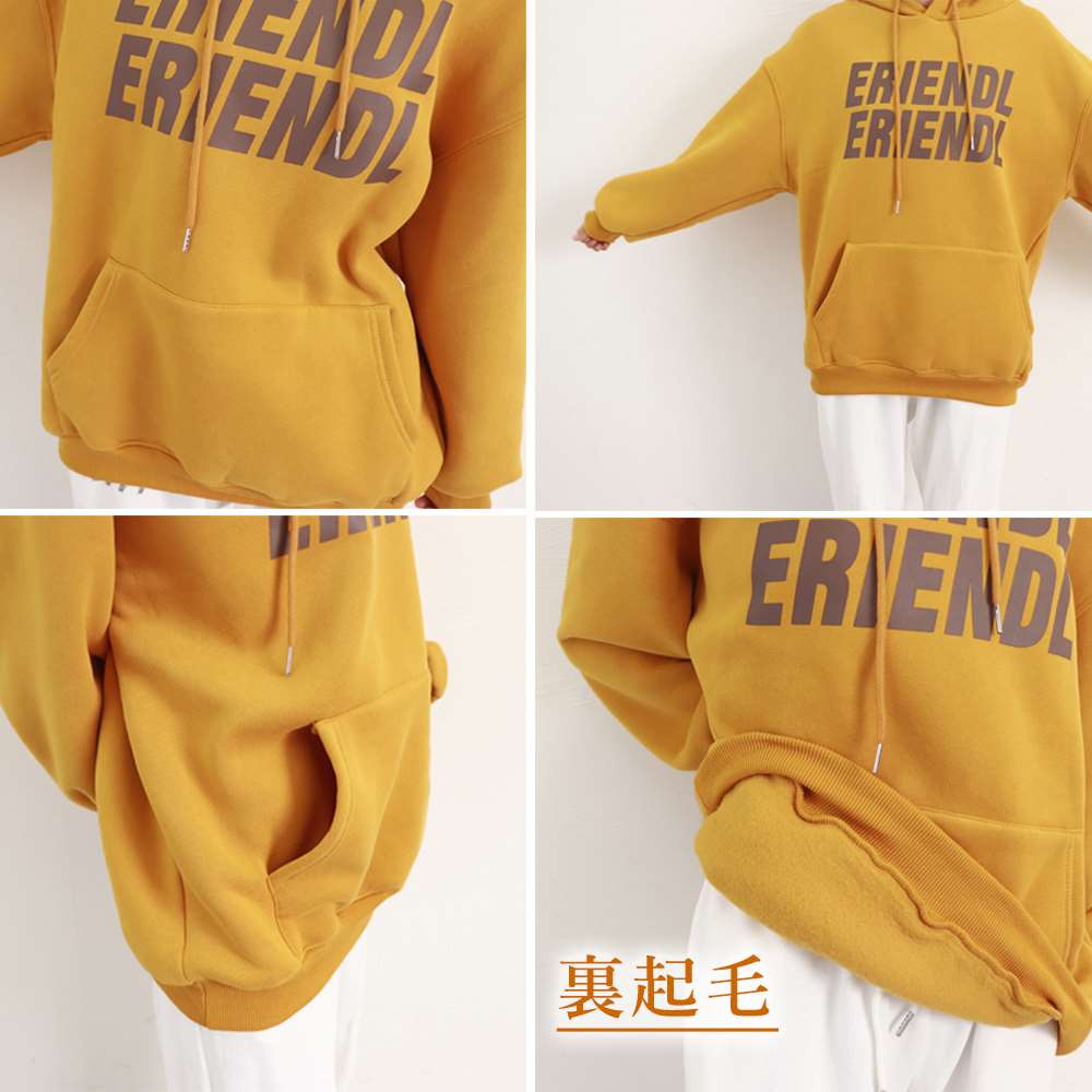 レディース 裏起毛 ロゴ スウェット  