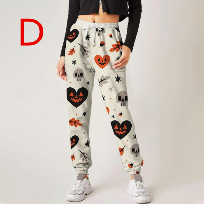 ハロウィンヨガパンツ ヒップアップ トレーニング フィットネス エアロビクス ズボン エアロビクスウェア ズボン ダンス衣装 美脚 ランニングウェア 