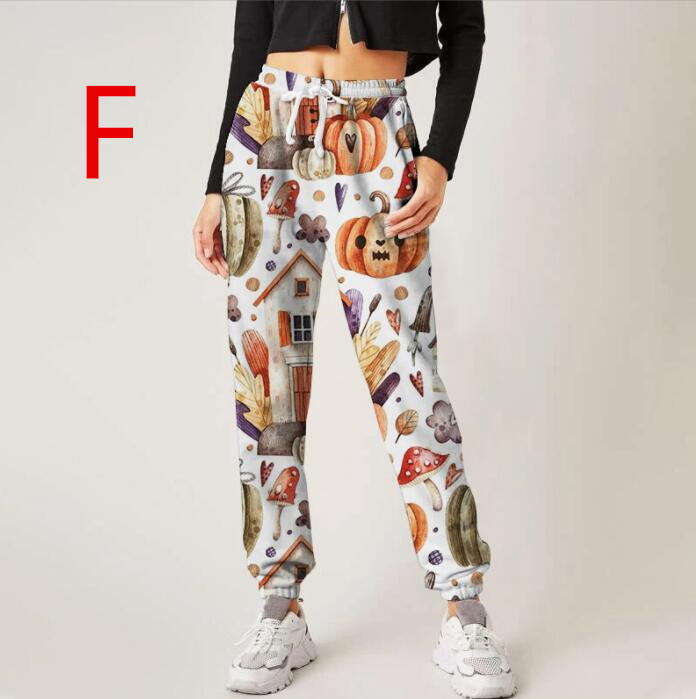 ハロウィンヨガパンツ ヒップアップ トレーニング フィットネス エアロビクス ズボン エアロビクスウェア ズボン ダンス衣装 美脚 ランニングウェア 