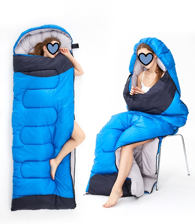 寝袋 シュラフ封筒型 軽量 保温 防水 スリーピングバッグ 登山 春夏秋冬 コンパクト アウトドア 収納パック付き 避難用 丸洗い可能 車中泊 キャンプ 防災用 