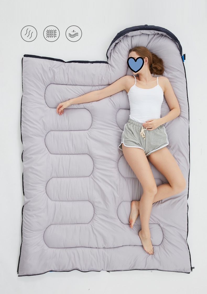 寝袋 シュラフ封筒型 軽量 保温 防水 スリーピングバッグ 登山 春夏秋冬 コンパクト アウトドア 収納パック付き 避難用 丸洗い可能 車中泊 キャンプ 防災用 