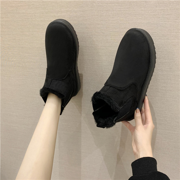 ムートンブーツ ブーツ モカシン 冬靴 レディース 裏起毛 ショート丈 暖かい もこもこ スエード ファー 防寒 スノーブーツ 痛くない 