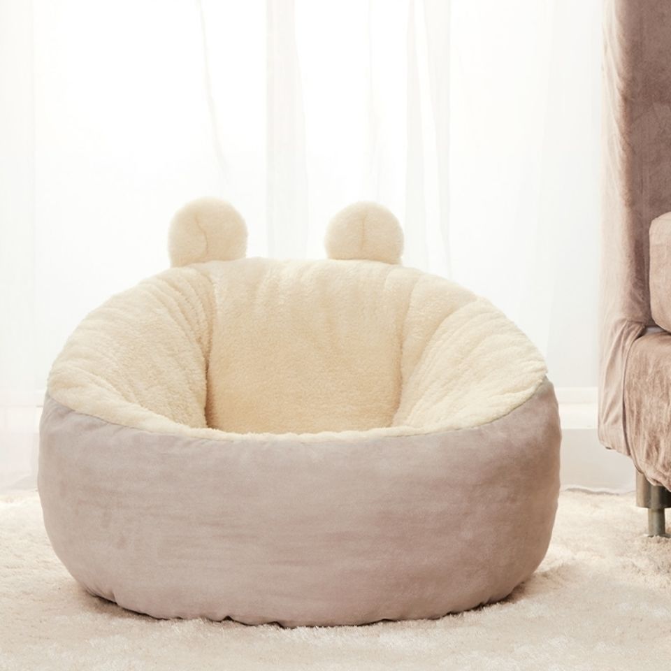 猫ベッド 犬ベッド クッション 猫用 あったか ペットベット 犬ベット ふわふわ 寝具 うさぎ耳 かわいい おしゃれ ペットベッド 暖かい 冬 布団 キャットハウス 