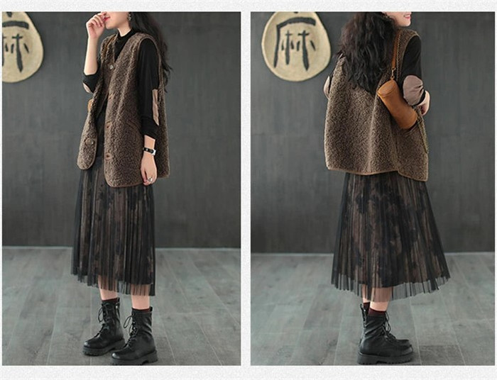 ボアベスト レディース アウター 40代 もこもこ トップス ジレ 前開き 秋冬 大人カジュアル おしゃれ ベスト ノーノースリーブ ムートン調 きれいめ 