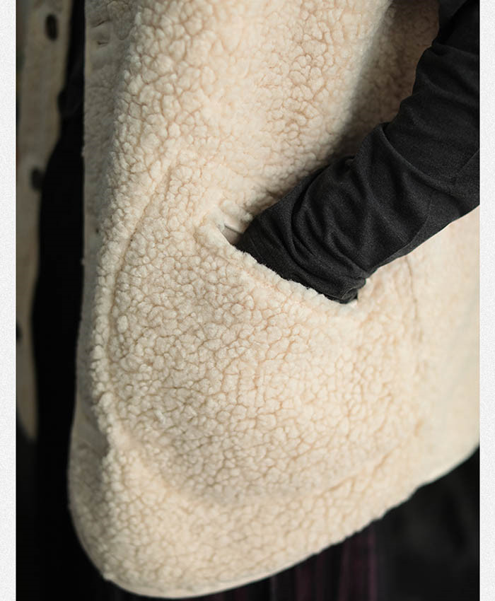 ボアベスト レディース アウター 40代 もこもこ トップス ジレ 前開き 秋冬 大人カジュアル おしゃれ ベスト ノーノースリーブ ムートン調 きれいめ 