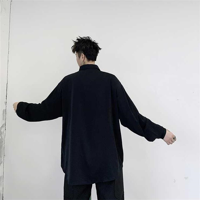 メンズ シャツ カジュアルシャツ 長袖 ブラック ヒップホップ クラブ 男子トップス スタイリッシュ 発表会 春秋 柄物 ダンスウェア レディース 公演 