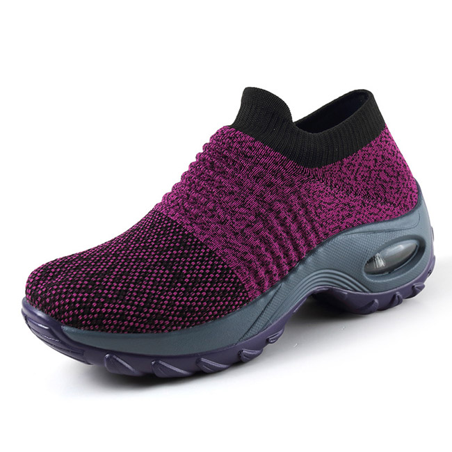 送料無料 スニーカー レディース ニット フライニット ウォーキング メッシュ 通学 スリッポン 快適 軽量 カジュアル ランニング 通勤 フィット 