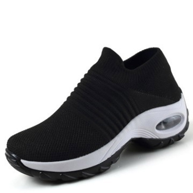 送料無料 スニーカー レディース ニット フライニット ウォーキング メッシュ 通学 スリッポン 快適 軽量 カジュアル ランニング 通勤 フィット 