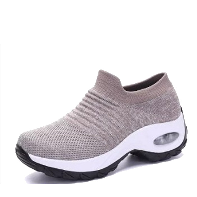 送料無料 スニーカー レディース ニット フライニット ウォーキング メッシュ 通学 スリッポン 快適 軽量 カジュアル ランニング 通勤 フィット 