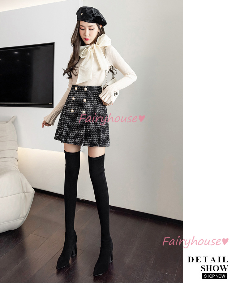 スカート ショット丈 秋冬 プリーツスカート チェック柄ラシャスカート レディース 50代 ハイウェストボ大人 ミニ Aラインスカート 40代 オシャレ30代 