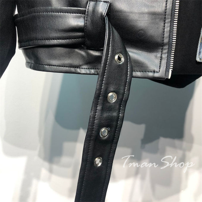 ライダースジャケット メンズ 革ジャン 皮ジャン PU レザージャケット 春 アウター カジュアル フルジップ 大きいサイズ 男性 秋 レイヤード風 切り替え 