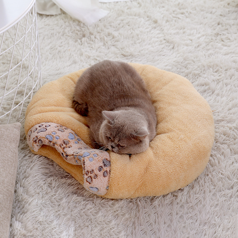 猫 ベッド ドーム型 猫ハウス ペット用寝袋 保温防寒 ペットハウス ぐっすり あったか もこもこ ふわふわ 洗える 小型犬 ペットベッド キャットハウス 犬ベッド 