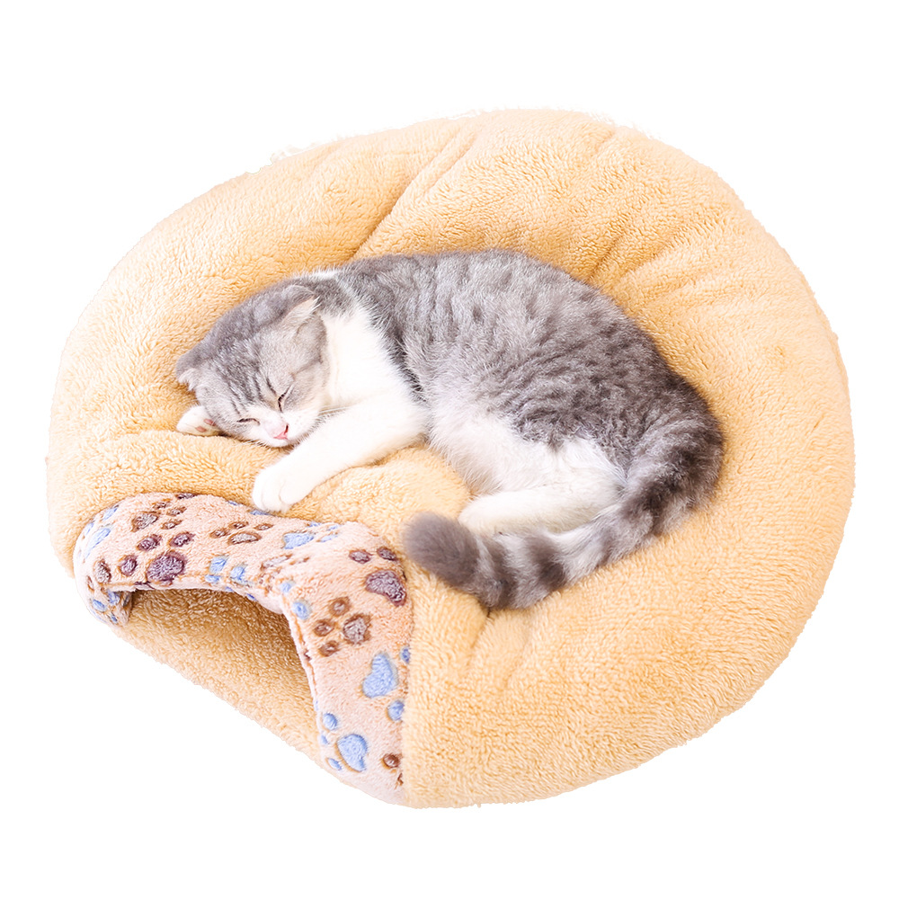 猫 ベッド ドーム型 猫ハウス ペット用寝袋 保温防寒 ペットハウス ぐっすり あったか もこもこ ふわふわ 洗える 小型犬 ペットベッド キャットハウス 犬ベッド 