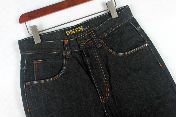 デニムパンツ ジーンズ メンズ 大きいサイズ ルーズストレート ビッグシルエット 太め おしゃれ ストリート系HIPHOP ゆったり 後ろデザイン ズボン 個性 