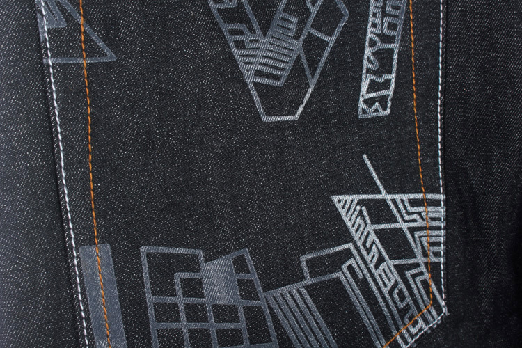 デニムパンツ ジーンズ メンズ 大きいサイズ ルーズストレート ビッグシルエット 太め おしゃれ ストリート系HIPHOP ゆったり 後ろデザイン ズボン 個性 