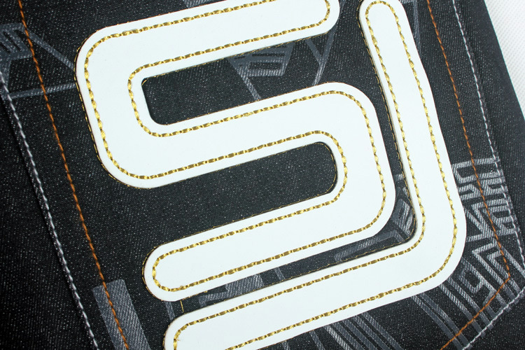 デニムパンツ ジーンズ メンズ 大きいサイズ ルーズストレート ビッグシルエット 太め おしゃれ ストリート系HIPHOP ゆったり 後ろデザイン ズボン 個性 