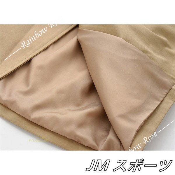 トレンチコート レディース アウター ベルスリーブ トップス ショート丈 ファッション ガートレンド カジュアル ゆったり 格好いい 