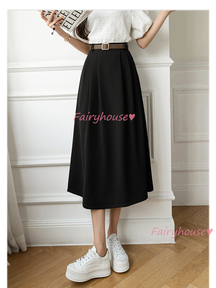 スカート マキシ丈 秋冬 Aラインスカート 黒フレアカート レディース オシャレ30代 着痩せ ハイウェストボ大人 通勤OL 50代 ロング丈スカート 40代 