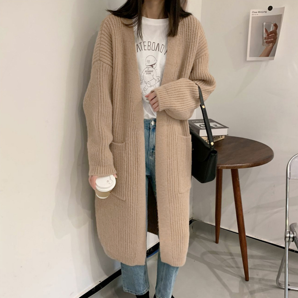 ニットカーディガン レディース体型カバー  