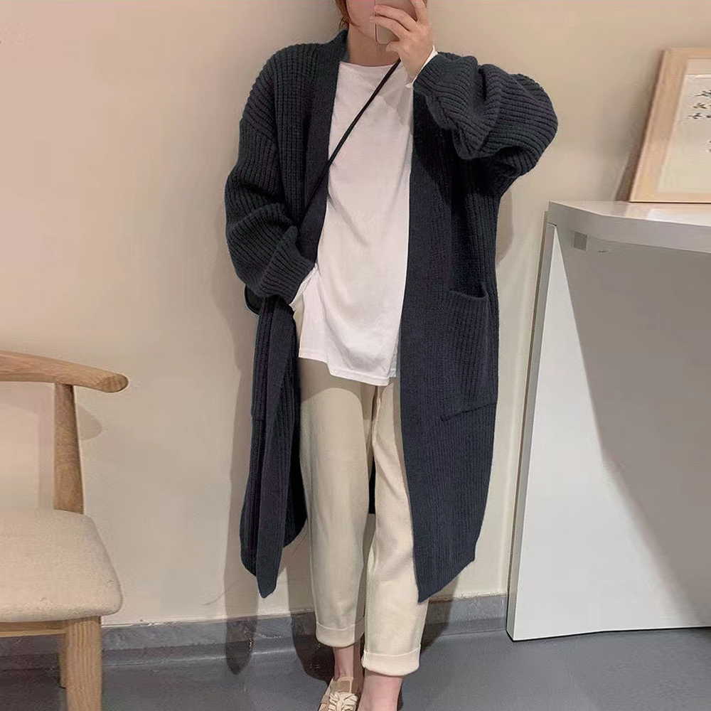 ニットカーディガン レディース体型カバー  