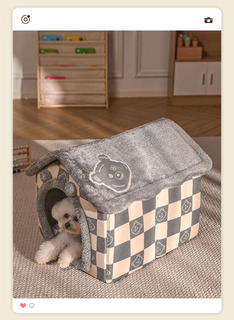 ペットハウス 猫ベッド 冬用 洗える 犬ハウス 猫ハウス 犬ベッド おしゃれ 春 ドーム型 ペットベッド 折りたたみ ベッド 冬 PET 秋 ふわふわ 暖かい HOUSE 