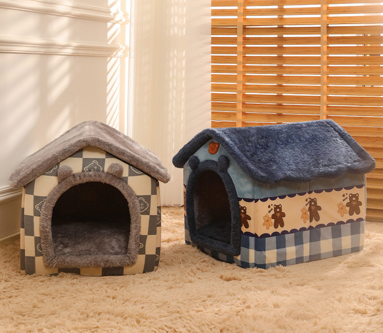 ペットハウス 猫ベッド 冬用 洗える 犬ハウス 猫ハウス 犬ベッド おしゃれ 春 ドーム型 ペットベッド 折りたたみ ベッド 冬 PET 秋 ふわふわ 暖かい HOUSE 