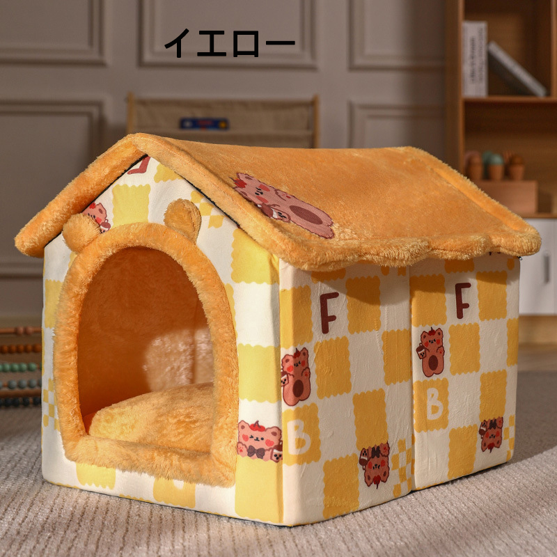 ペットハウス 猫ベッド 冬用 洗える 犬ハウス 猫ハウス 犬ベッド おしゃれ 春 ドーム型 ペットベッド 折りたたみ ベッド 冬 PET 秋 ふわふわ 暖かい HOUSE 