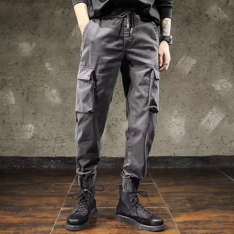 カーゴパンツメンズ ロングパンツ カジュアルパンツ ボチノパン ワークパンツ 作業ズボン 通学 仕事着 通勤 ストレート ゆったり おしゃれ かっこいい 