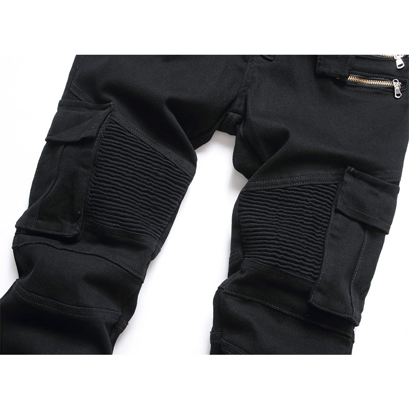 バイクパンツ メンズ デニムパンツ ジーンズ ダメージ ジーパン スキニーパンツ Gパン スキニー ライディングパンツ スリムジーンズ ストレッチ ストレート 