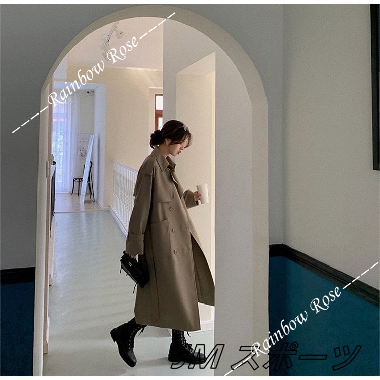 トレンチコート 秋物 冬物 アウター ロングコート 春コート 50代 春 レディース 秋服 20代 40代 ライトアウター 大きいサイズ 30代 韓国風 
