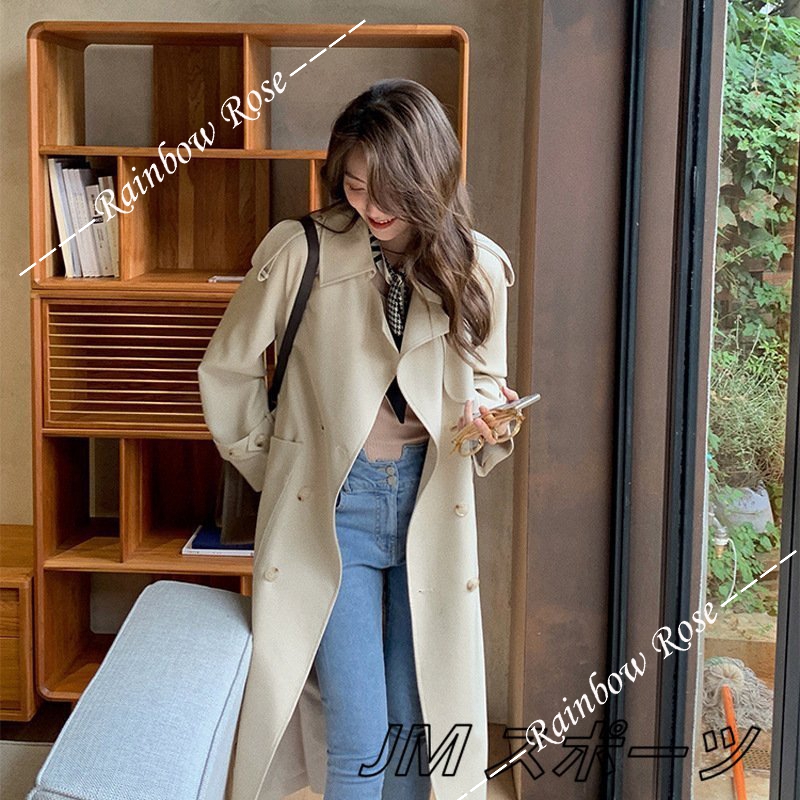 トレンチコート 秋物 冬物 アウター ロングコート 春コート 50代 春 レディース 秋服 20代 40代 ライトアウター 大きいサイズ 30代 韓国風 