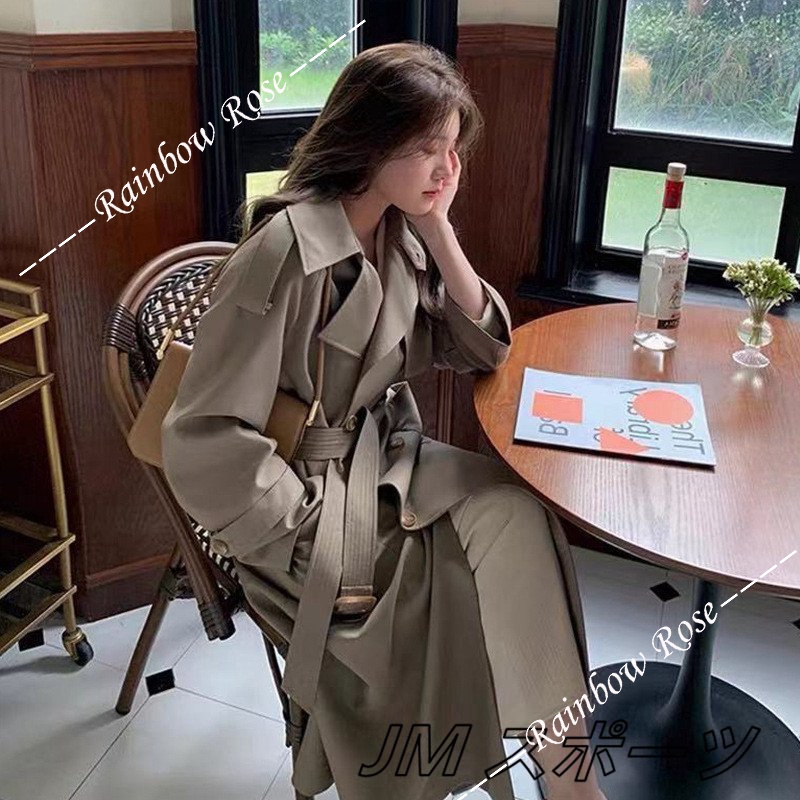 トレンチコート 秋物 冬物 アウター ロングコート 春コート 50代 春 レディース 秋服 20代 40代 ライトアウター 大きいサイズ 30代 韓国風 